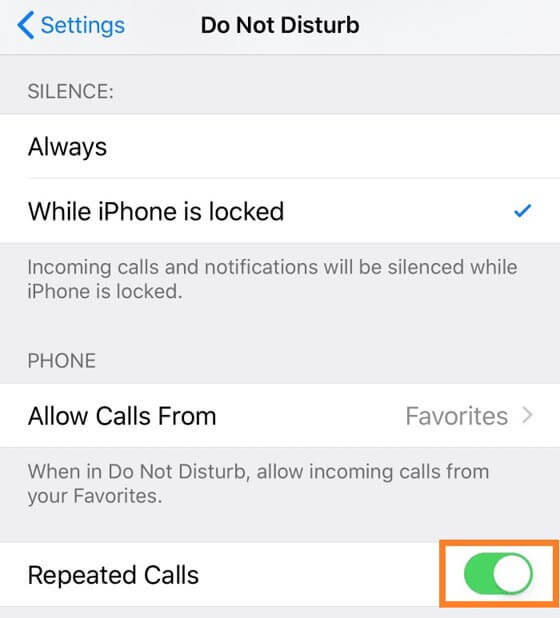 how to turn on do not disturb