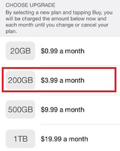  how to upgrade icloud storage