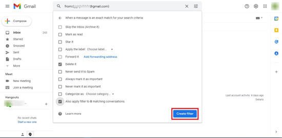 how to block unwanted spam emails on gmail