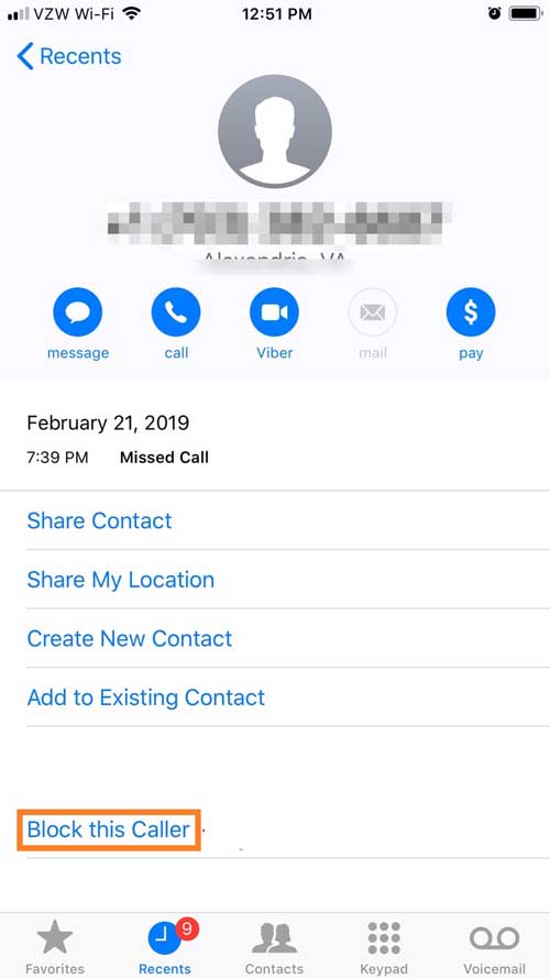 how to block unknown calls on iphone