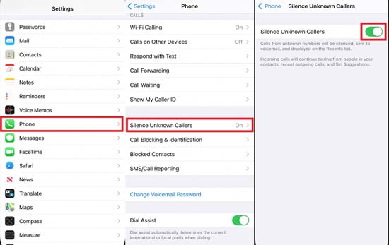 how to stop calls on iphone without blocking