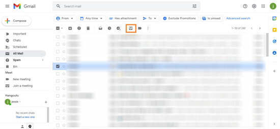 how to move archived emails to inbox in gmail