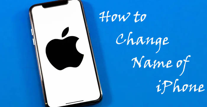 how to change iphone name
