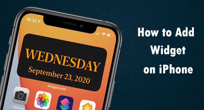 how to add widget on iPhone