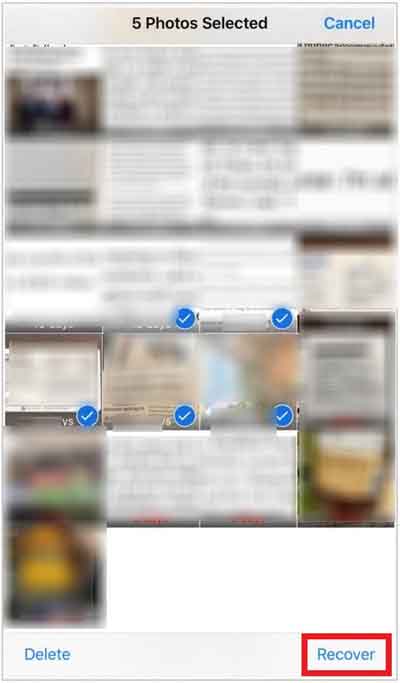 how to recover permanently deleted photos on iphone