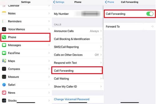 how to enable call forwarding on iphone
