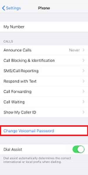 How to Change Voicemail Password on iPhone 11