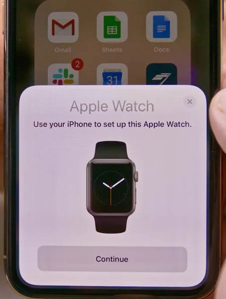 how to connect apple watch to new iphone