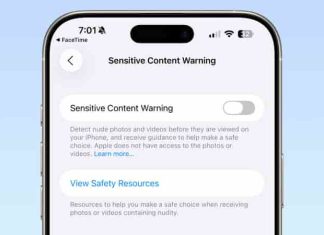 iOS 26: Enable Sensitive Content Warnings for FaceTime